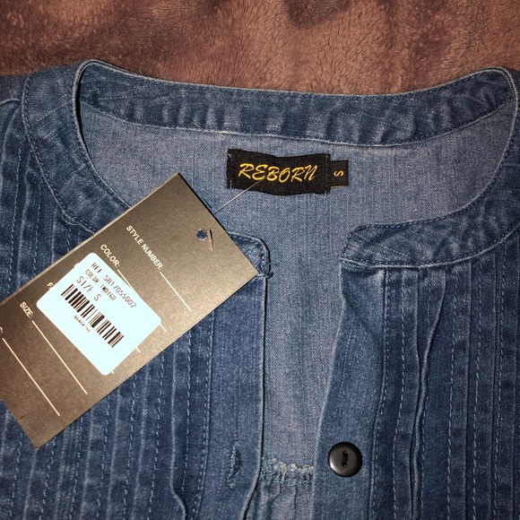 🎉New Listing🎉 Reborn Denim Tunic - Picture 3 of 3